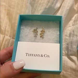 Tiffany & Co. Olive Leaf Climber Earrings